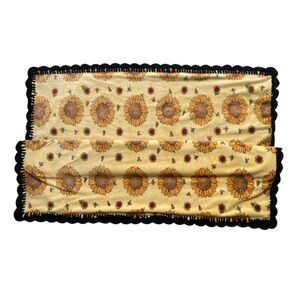 Fleece Sunflower Baby Blanket 30X37